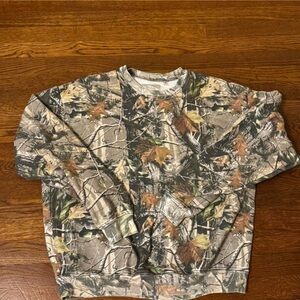 PacSun Multicolor Camouflage Sweatshirt